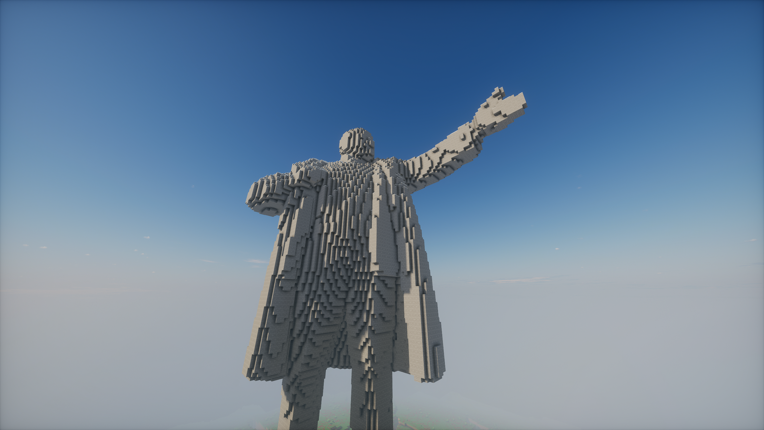 Статуя ленина на сервере QiwiWorld